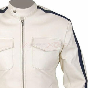 แจ็คเก็ตหนังวัวสำหรับผู้ชาย, ใหม่เสื้อกีฬาของแท้สำหรับรถมอเตอร์ไซค์ทำมือในปากีสถาน - Product Image 4