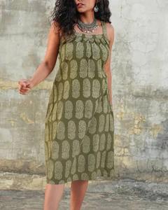 Vestido Floral con estampado de algodón con bloque de mano indio, ropa de fiesta de verano para mujer, estilo bohemio, regalo de novia personalizado, vestido dulce en oferta - Product Image 4