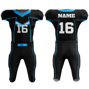 Uniforme de Fútbol Americano Personalizado con Logotipo, Ropa Deportiva de Poliéster de Alta Calidad, Fácil de Lavar, Transpirable, Estilo Conjunto - Product Image 3