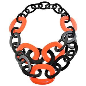 Collier en corne de buffle laqué naturel Plusieurs couleurs disponibles 1 Collier en corne de buffle naturel Produit indien fait à la main - Product Image 2