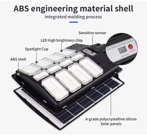 Luz de calle LED <span class=keywords><strong>solar</strong></span> todo en uno para exteriores, lámpara de 1000W, sensor de movimiento para exteriores con control remoto - Product Image 6