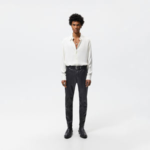 2023, pantalón de cuero personalizado para hombre, Impresión de estilo informal de cintura alta con logotipo profesional, última decoración OEM ODM - Product Image 6