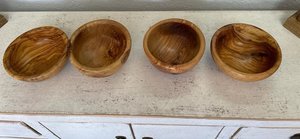 <b>Olive</b> <b>Wood</b> <b>Bowl</b> Candle Jar Handmade Gift - Product Image 4