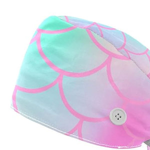 Sombrero de enfermería impreso personalizado con tela suave Sombrero de enfermería OEM para clínicas Dentistas y trabajadores de la salud - Product Image 5