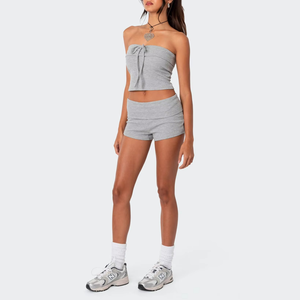 Women's High Waist Stretch Hot Shorts Custom Quick Dry Breathable <b>Tight</b> Sports Yoga Pants with Push-up Effect Hip Hop Style - Product Image 4