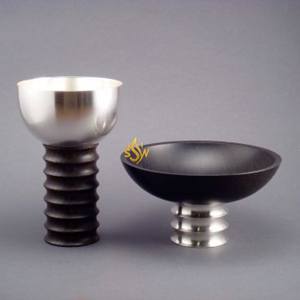 Ensemble De 2 Différentes Tailles En Aluminium Plaqué Or Table Décorative Centre De Table Bol De Service Alimentaire Top Vente Japonais Haute Demande - Product Image 5