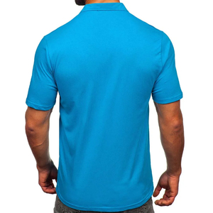 Compra camisetas polo para hombre, camisetas con bordado y estampado, camisetas lisas 100% algodón, manga corta, antiarrugas, camisetas polo para hombre. - Product Image 2