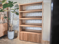 Vitrine de présentation en teck massif, meubles de rangement pour restaurants, hôtels, villas, complexes hôteliers, cafés, mobilier commercial pour l'hôtellerie, vente en gros