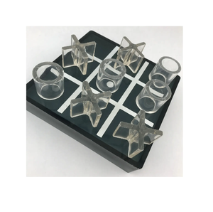 เกม Tac ปลายเท้าอะคริลิคและทองเหลืองแบบใสทันสมัยเกม Tac ปลายเท้าทำจากอะคริลิค - Product Image 6