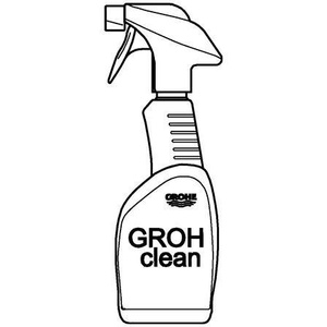 GROHE Bathroom <b>Cleaner</b> 500ml <b>Spray</b> Bottle for Faucets - Product Image 3