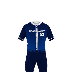 Jersey de béisbol hecho a medida de alta calidad, Material de poliéster, ropa de equipo de alta calidad, uniformes de béisbol de Etiqueta Privada, suyos propios - Product Image 4