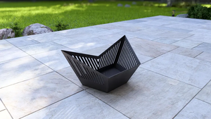 Custom Logo Modern Metal <b>Fire</b> <b>Pit</b> Natural <b>Gas</b> Outdoor Heating Long-Lasting Durable Steel Design Buyer Customization Options Bulk - Product Image 3