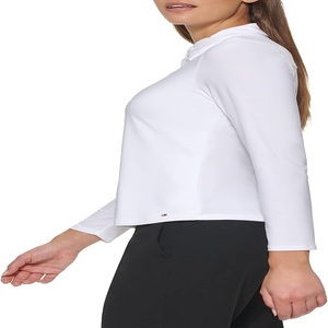 Camisa de secado rápido de talla grande y manga larga para mujer de calidad superior, ajuste clásico con colores personalizados para otoño, primavera y verano - Product Image 4