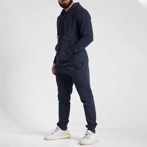 Wholesale Custom Plain Winter Plus Size Gym Tracksuits Solid Color Mens 2026 Jogging Set Sportswear Two Piece Sweat <b>Suits</b> - Product Image 3