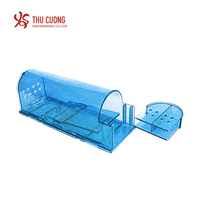 Piège à rats en plastique ABS VN Boîte de capture de souris non toxique sans danger pour les chats pour la lutte antiparasitaire professionnelle résidentielle commerciale