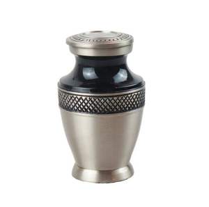 Small In Size Adults Keepsake Cremation <b>Urn</b> Engraved Embossed Design Solid Aluminum pet <b>Urn</b> For <b>Dog</b> Cat burial Keepsake <b>urn</b> - Product Image 2