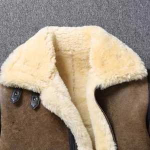 Chaqueta de cuero de oveja pura de alta calidad para diseños de ajuste de hombres con chaqueta de cuero original 100% - Product Image 3