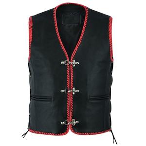 Chaleco de Cuero con Superficie Lisa, Estilo Relajado, con Logotipo Personalizado, para Combinar en Capas, Estilo Urbano y Atuendos Casuales Diarios - Product Image 6