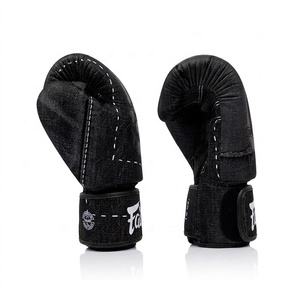 Gants d'entraînement de sparring Fairtex en cuir de vachette véritable de qualité supérieure, fabriqués sur mesure, pour jeunes et adultes, gants à doigts entiers - Product Image 3