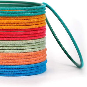 Brazaletes de Terciopelo de Diseño Multicolor, Brazaletes Tradicionales de Seda para Fiestas, Hermosos Brazaletes para Mujeres y Niñas para Uso Diario - Product Image 1