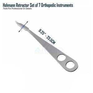 Juego de 7 Retractores Hohmann, Instrumentos Quirúrgicos Ortopédicos, Espéculo - Product Image 6