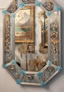 <b>Vintage</b> Venetian <b>Mirror</b> Original Murano Glass - Product Image 4