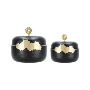 Nouveau pot de conception martelé de qualité supérieure à la main pots de dîner de mariage forme ronde soupe servant pot de chauffe-plats - Product Image 6