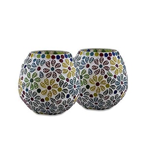 High Quality Mosaic Glass Crackle T Light Holder Potted Plants For Home Decoration Wedding Party Decor Bulk Quality Price - Product Image 2