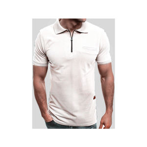 เสื้อโปโลโลโก้ปักลายผ้าฝ้าย100%,เสื้อโปโลเล่นกอล์ฟแบบเรียบ - Product Image 5