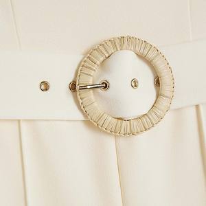 Breathable Embroidery <b>Jumpsuit</b> Playsuit Bodysuits Regular Autumn Short Halter Sexy Sleeveless Rompers Women <b>Jumpsuit</b> 100% Cotton - Product Image 2