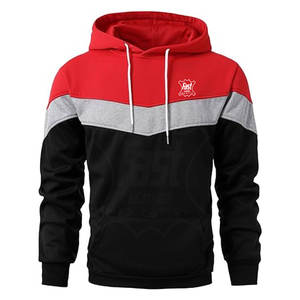 Sudadera con Capucha Informal Ligera para Hombre, Sudadera con Capucha de Color Sólido Personalizada en Talla Adulto - Product Image 1