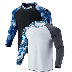 <b>Men</b> Rash Guard Premium <b>Compression</b> Base Layer Long Sleeve <b>Shirt</b> Breathable Soft Fabric <b>For</b> Fitness Cross Training And Outdoor - Product Image 1