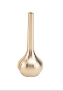 Tendencia fresca Forma tradicional Diseño simple Estilo Aluminio Chapado en oro Decoración de la boda Decoración del hogar Florero de metal - Product Image 3