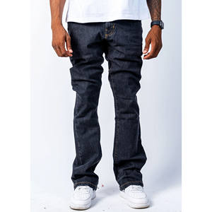 กางเกงยีนส์เดนิมผู้ชายสั่งทำขายส่ง คุณภาพสูง แฟชั่นเรียบง่าย ยูนิเซ็กซ์ ล้างสี สำหรับผู้ชาย - Product Image 1