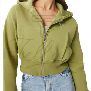 Sudadera Corta con Capucha para Mujer, Diseño Moderno, Logotipo Frontal, Ligera, Primavera 2026, Precio Económico - Product Image 5