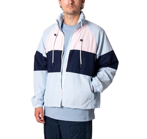 Veste coupe-vent pour homme, nouvelle mode été 2025, blocs de couleur, personnalisable en gros, nylon respirant avec fermeture éclair, grande taille - Product Image 4