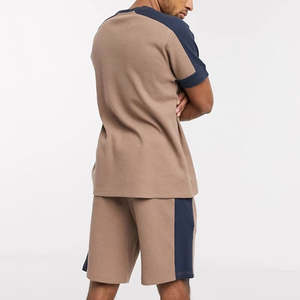 <b>Men's</b> Casual Sporty 2-Piece Set Woven <b>Summer</b> <b>Shirts</b> and Shorts <b>for</b> Gym Use - Product Image 4