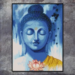 LS <strong>Buddha</strong> Statue Portrait Diamond Embroidery DIY Kit Full Drill Diamond <strong>Painting</strong> Art Tree Classic Style Religious <strong>Paintings</strong> - Product Image 3
