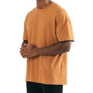 Surdimensionné hommes t-shirt 100% coton séchage rapide doux entraînement vêtements actifs fitness gym respirant surdimensionné t-shirts - Product Image 2