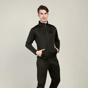 Survêtement à glissière élégant et confortable pour hommes-Parfait pour les vêtements décontractés et les activités athlétiques-Survêtements pour hommes de haute qualité - Product Image 3