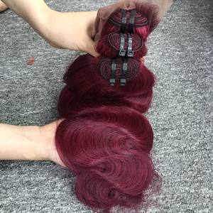 Cheveux ondulés, cheveux en trame, paquets de cheveux vierges du Vietnam 100 paquets de cheveux vierges pour femmes noires - Product Image 4