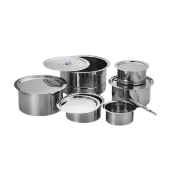 Stainless Steel Idli Cooker with Idli Stand Durable