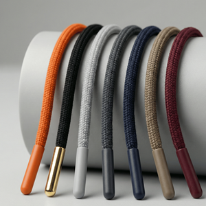 Wholesale High Quality Leather Sport Aglet Tips <b>Elastic</b> Flat Shoelaces Pair Custom Logo Plastic/Dipped Coated Ends Multi-Style - Product Image 5