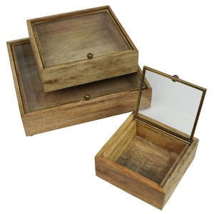 Caja organizadora de joyas con incrustaciones de hueso y resina moderna con tapa, caja de almacenamiento hecha a mano, caja de recuerdo para accesorios de joyería para el hogar - Product Image 3