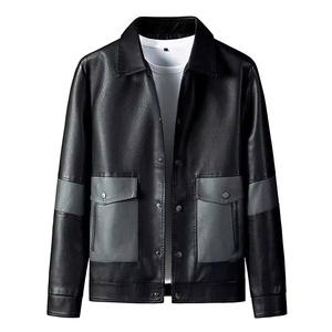 Custom <b>Men</b> Luxury Outerwear Genuine Cowhide Leather Jacket's Manufacturer Oem Custom Logo <b>Men'S</b> Leather Jacket's - Product Image 1