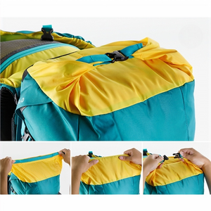 Sac à dos de voyage réfléchissant personnalisé de grande taille, nouveau design, en maille souple, antivol, imperméable, en polyester, sacs de randonnée à la mode - Product Image 2