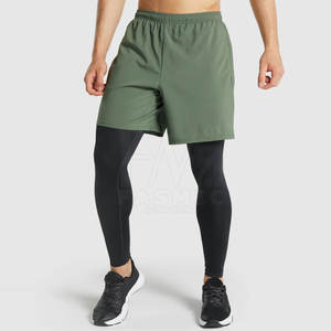 Leggings Deportivos de Cintura Alta para Hombre, Estilo Yoga, Efecto Push-Up, Tejido de Punto, Spandex/Poliéster, Secado Rápido - Product Image 3