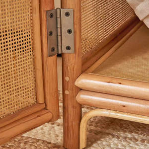 ตู้เสื้อผ้าแบบพกพาผ้าหวายแบบพกพาสไตล์ญี่ปุ่นสำหรับบ้านที่เรียบง่ายทันสมัย - Product Image 6