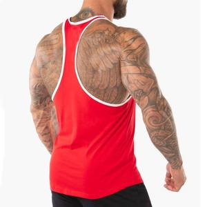 เสื้อกล้าม100% ผ้าฝ้ายระบายอากาศแห้งเร็วเป็นมิตรกับสิ่งแวดล้อมเสื้อผ้าฟิตเนสยิมใหม่ล่าสุด - Product Image 2