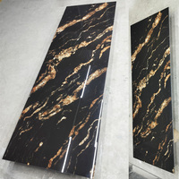 Carreaux de porcelaine Carrelage de dalle aspect marbre émaillé poli 800x2400mm Dalles de porcelaine pour fond de télévision et comptoir grand format